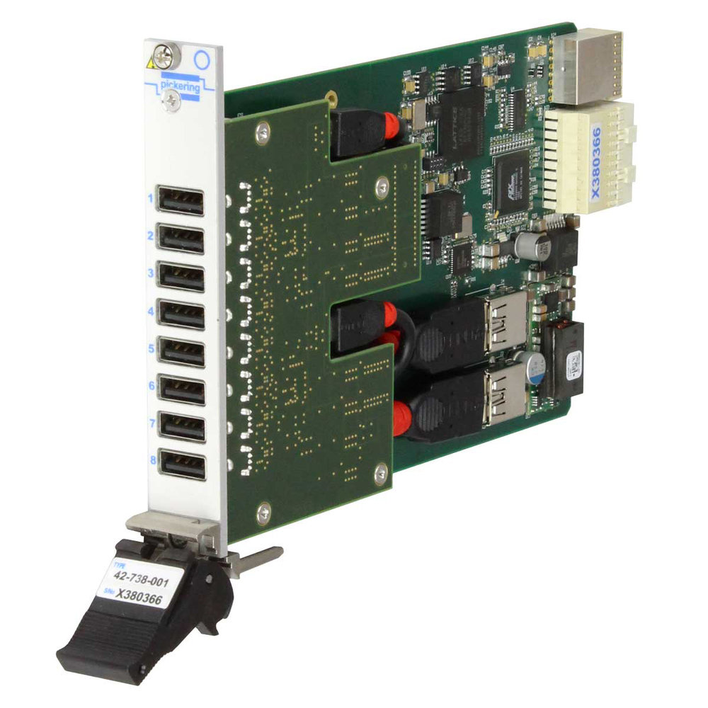 Pickering Interfaces Introduces New PXIe USB 2.0 Hub Module